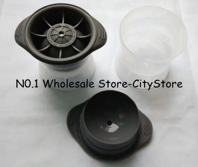 Hot sale 2015 100pcs/lot (1pack=2pcs) Cocktails Sphere Ice Molds Ice Ball Infuse Cube Tray 2.5"