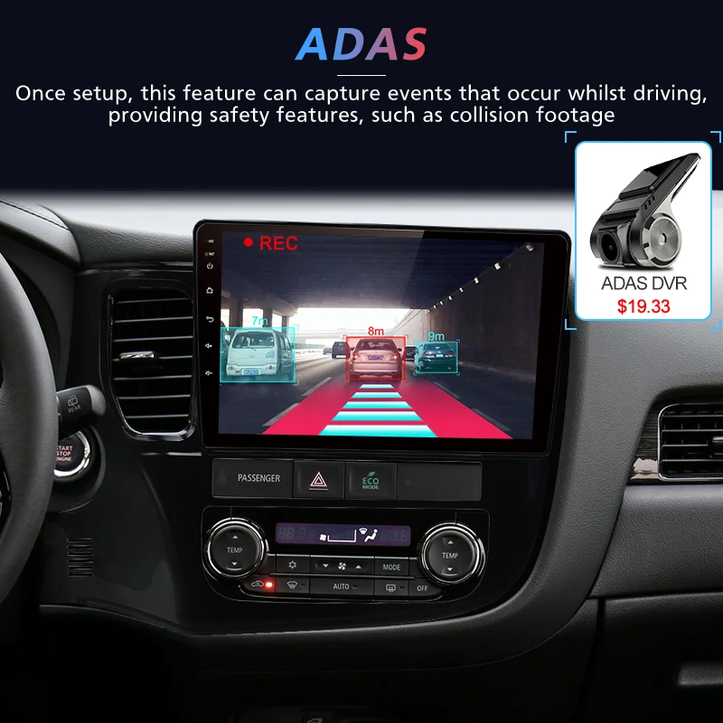 Junsun V1 2G+ 32G Android 9,0 DSP для Outlander 3 2012- автомобильный Радио Мультимедиа Видео плеер навигация gps RDS 2 din dvd