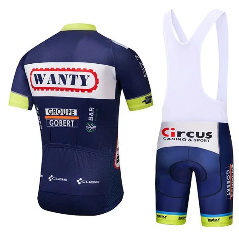 Лето WANTY Pro товар Велоспорт Джерси одежда для велоспорта Майо Ropa Ciclismo MTB велосипедная одежда спортивный костюм синий Велоспорт
