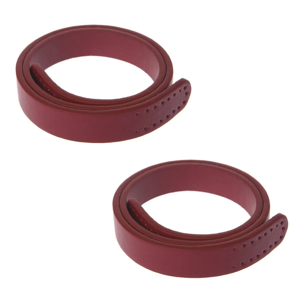 Wine red 1 пара модных ручек для сумочки DIY сумка Аксессуары короткие ремни шитье ремесло - Цвет: Wine red