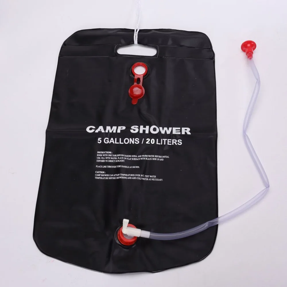 20L Portable Solar Heated Water Bag Energy Heated Bathing Outdoor