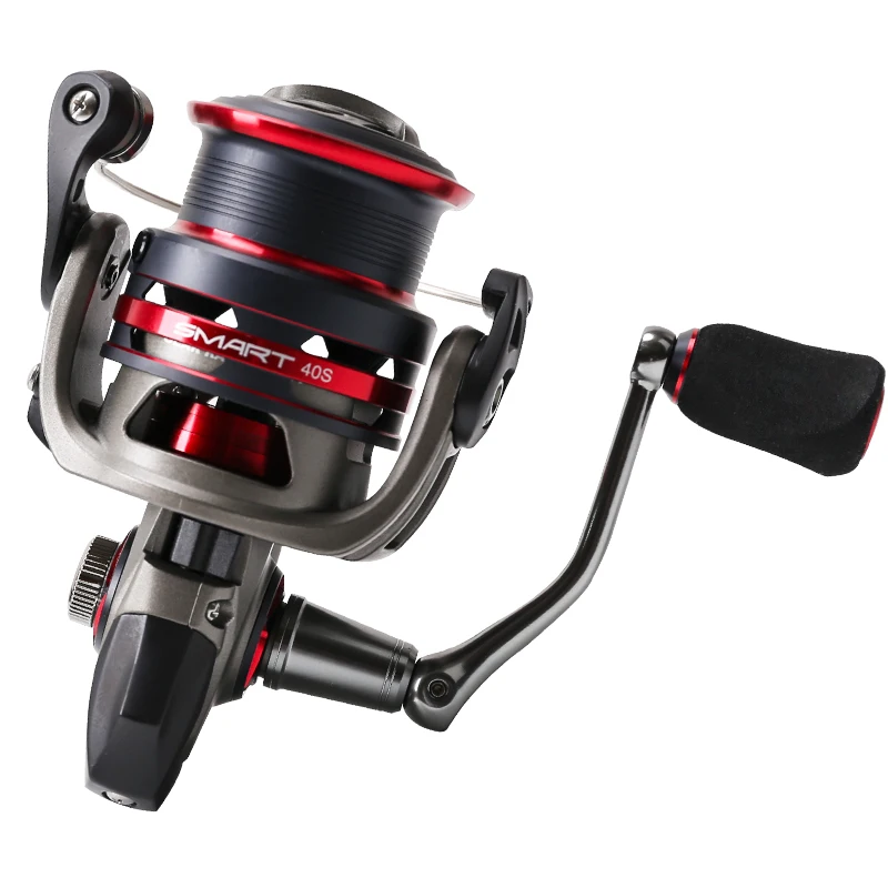 

Haibo SMART Spinning Reel 4000 Series Gapless One-way 11 Ball Bearings Fishing Wheel Carp Hollow Metal Fishing Line Spool Coil