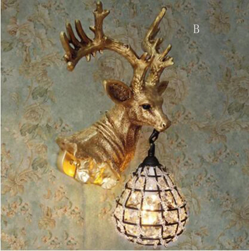 Achetez en gros antler ventilateur de plafond en ligne à des ... Bois Créatif plafond