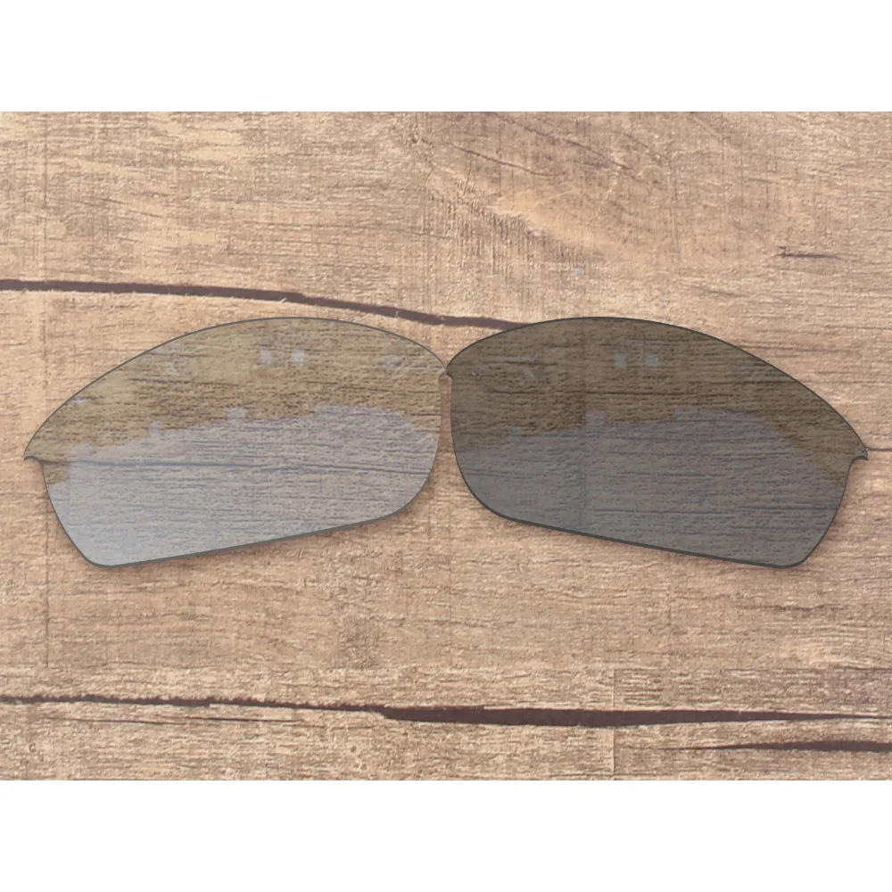 

Vonxyz Grey Photochromic Polarized Replacement Lenses for-Oakley Flak Jacket Frame