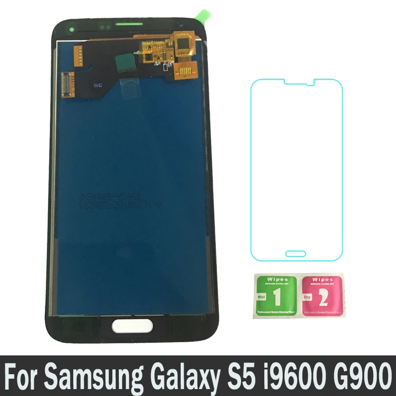 

High Quality 100% New LCDs Display For Samsung Galaxy S5 i9600 G900 G900F Touch Screen Digitizer Assembly can Adjust Brightness