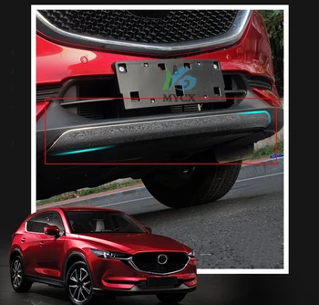 

Stainless Steel Car Exterior Front Bumper Lip Cover Strip Trim Styling Fit For Mazda CX-5 CX5 2017 2018 ACCcessories