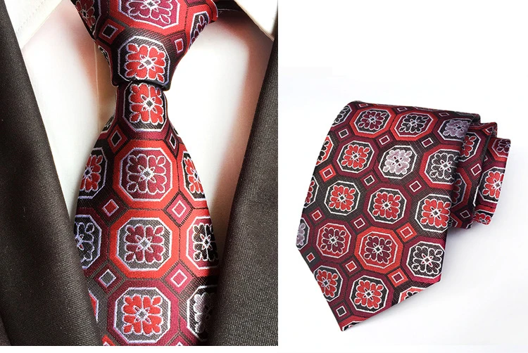 Mantieqingway 19 Цвета галстук для Для мужчин праздничная одежда Средства ухода за кожей Шеи Галстуки 8 см Мода джентльмен полиэстер жаккардовые