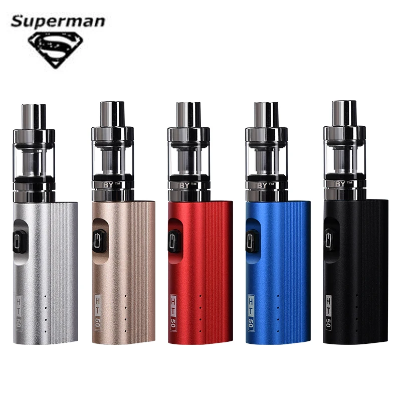 2PCS/lot New Vape pen Electronic Cigarette HT 50 Box Mod kit 2200mAh ht50 50W E-Cigarette kits 2ml Atomizer Tank Vaporizer Vapor 2PCS/lot New Vape pen Electronic Cigarette HT 50 Box Mod kit 2200mAh ht50 50W E-Cigarette kits 2ml Atomizer Tank Vaporizer Vapor