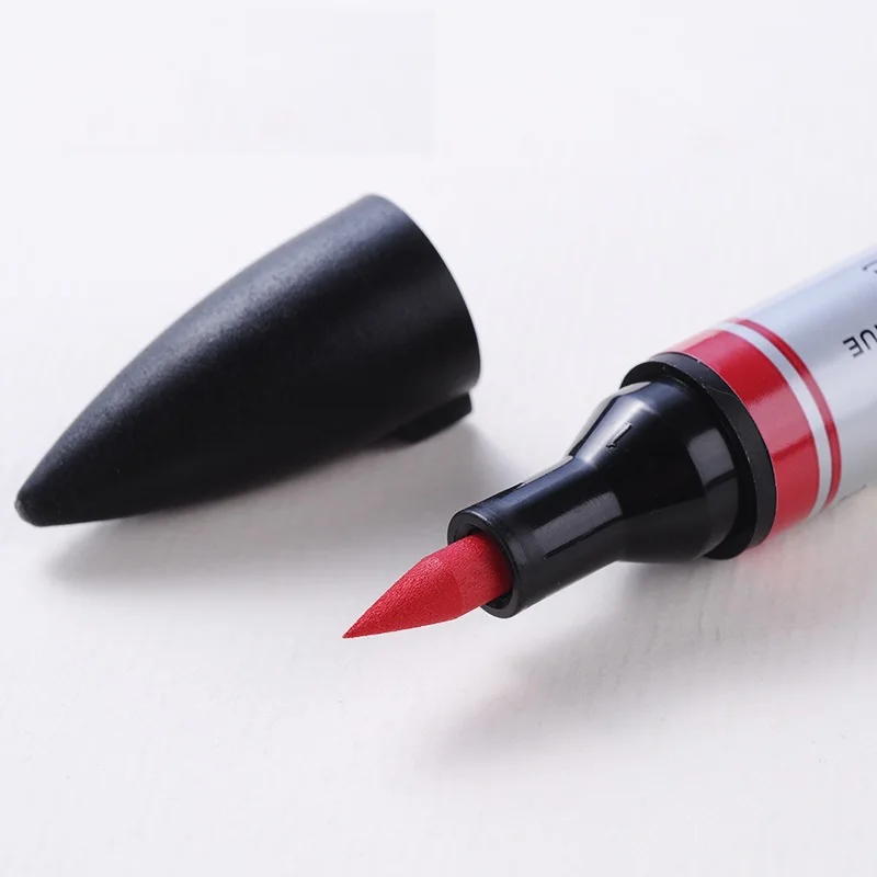 “ Caneta com Tinta de Cor Escova Caligrafia Caneta Beleza Cabeça