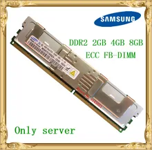 Серверная память Samsung DDR2 2 ГБ, 4 ГБ, 8 ГБ, 667 МГц, Φ ECC FBD, полностью буферизованная оперативная память 240pin 5300