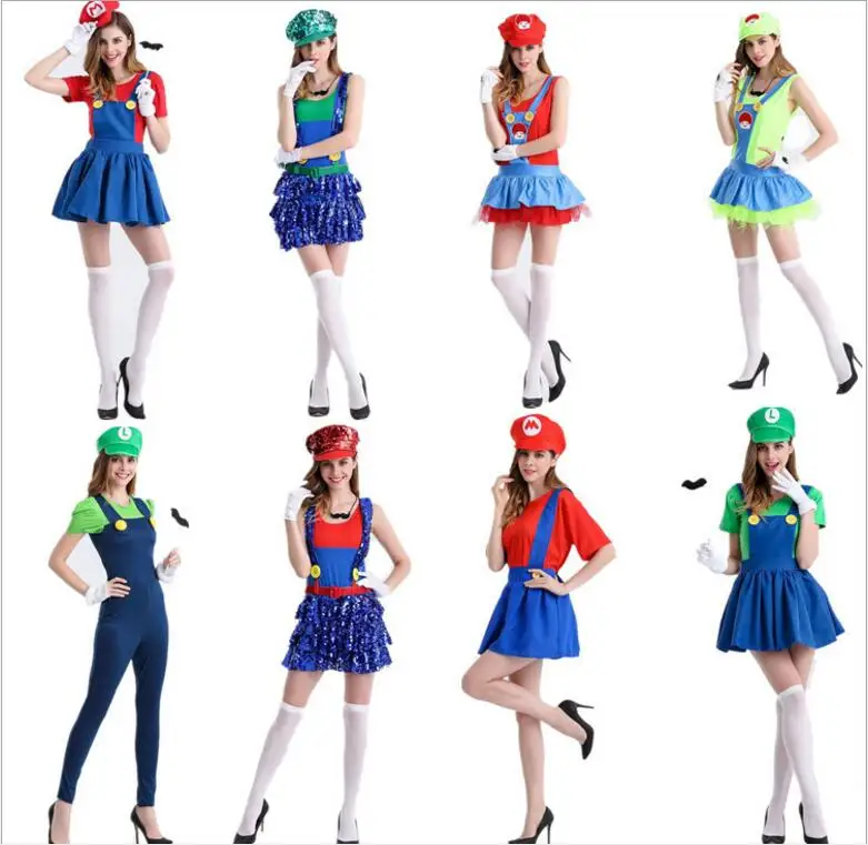 princess super mario costume women for adults cosplay mario shirt super
