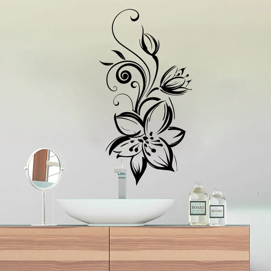 Reeds Plant Flower Bathroom Bedroom Wall Art Vinyl Decal Sticker V793 