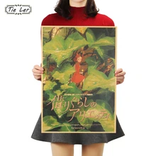 TIE LER заемщик arrieetty анимационный плакат классический винтажный декор из крафт-бумаги Наклейка на стену 51,5x36 см