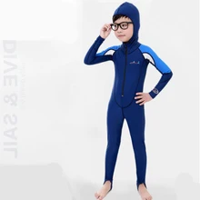 Модный тканевый цельный купальник для девочек и мальчиков, гидрокостюмы, лайкра, серфинг, женская одежда для серфинга, неопрен, детский купальник для девочек, подводное плавание