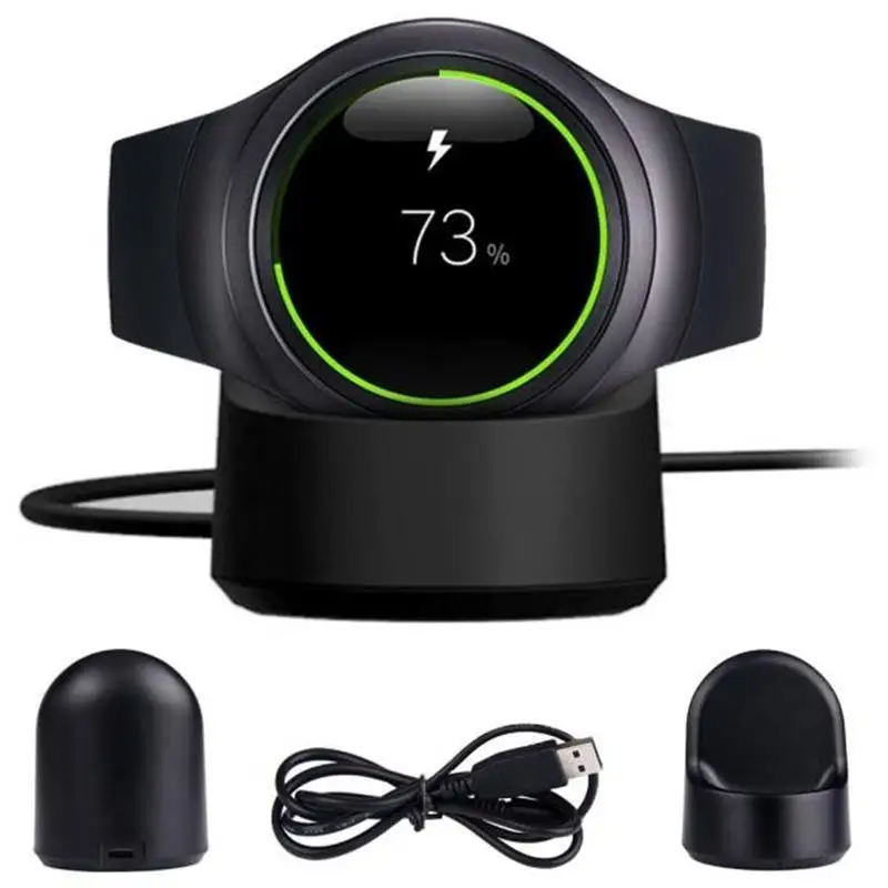 

Portable Qi Wireless Charger Transmitter for Moto 360 Smart Watch with USB Cable High Efficient SAMSUNG Galaxy S2 engrenagem 2
