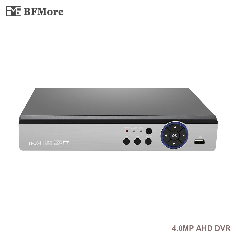 

BFMore 4/8CH 4.0MP AHD DVR TVI CVI CVBS Network 5 in 1hybrid DVR Motion Detection p2p Cloud 1SATA Audio FTP EMAIL RS485