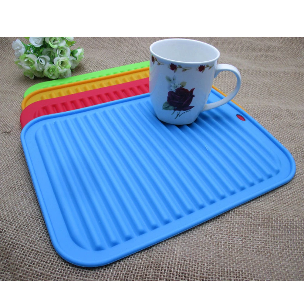 

Insulation Mat Kitchen Storage Trays Dish Cup Drying Rack Holder Drainer Dryer Tray Tableware Water Drainning Tool