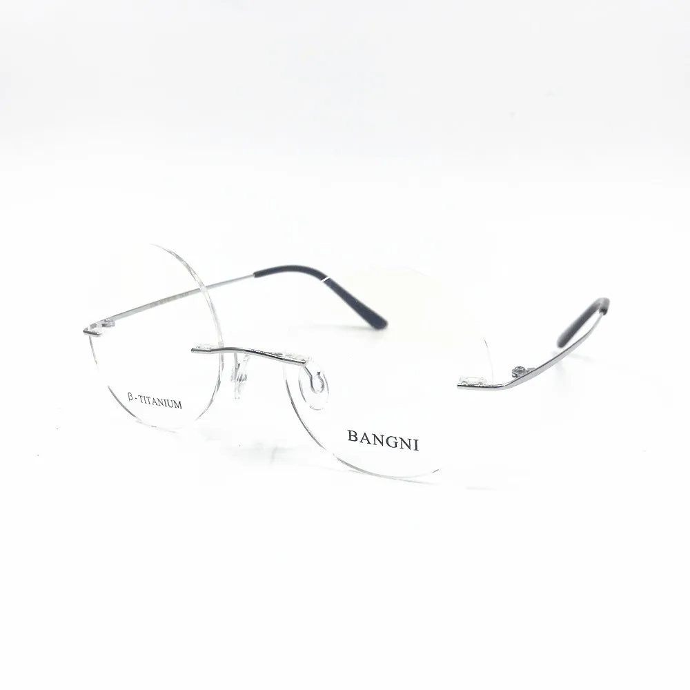 Optische Männer Runde licht Blau Licht gold Mann Frauen Grau Ultra Brillen Brille Titan silber Cubojue Randlose Anti Photochormic Rqg5UU