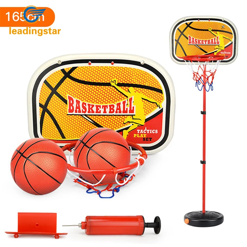

LeadingStar Children Inside and Outside Portable Adjustable Basketball Backboard Stand Hoop Set with A Basketball zk25