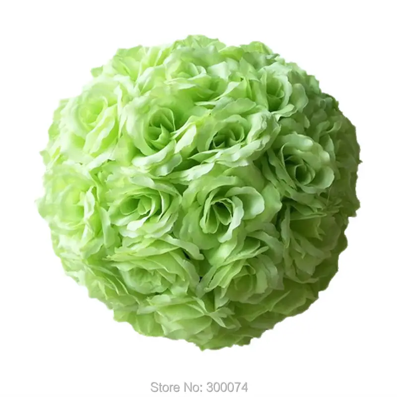 B009 Green flower ball for home decor