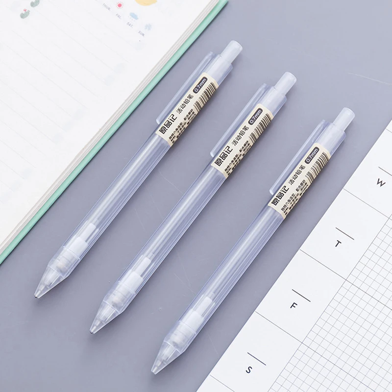 Korean Style Stationery Transparent Automatic Pencils Adorable Kawaii