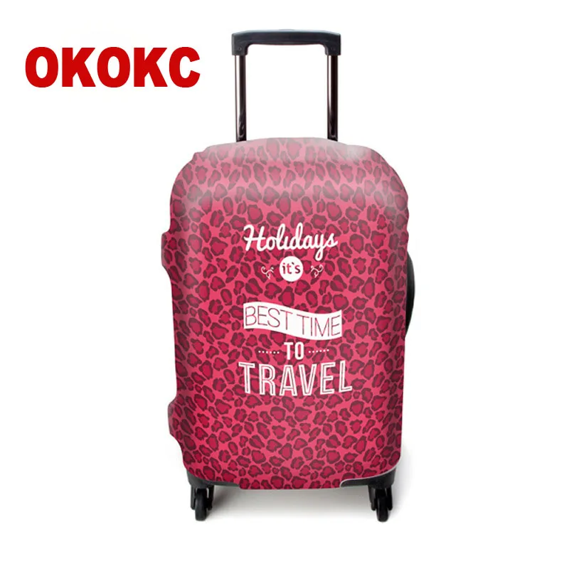 

OKOKC Red Lips Elastic Thicker Luggage Protective Cover for 18-32 Inch Trolley Suitcase Protect Dust Bag Case Travel Accessories