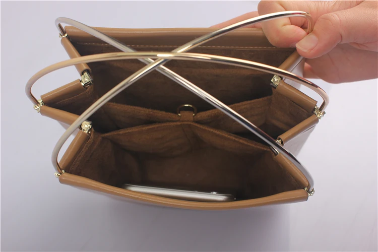 Женская сумка из натуральной кожи с металлическим кольцом, сумка-ведро, модные 3 кольца, дамская сумочка в японском и корейском стиле, Сумки из натуральной кожи, клатч