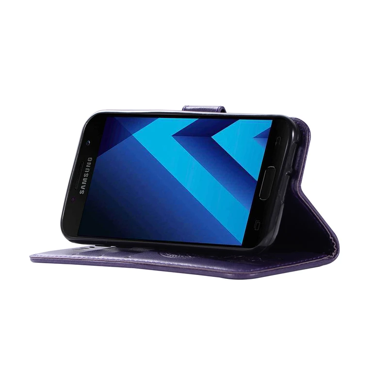 Флип чехол для Samsung Galaxy A520 A5 2017 A57 SM A520F A520S A520K A520M A520Y кожаный A520I A520F/DS слот