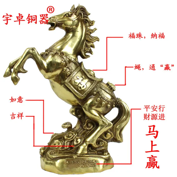 Бронзовые медные украшения Yu Zhuo для мира немедленно завоевали финансовые