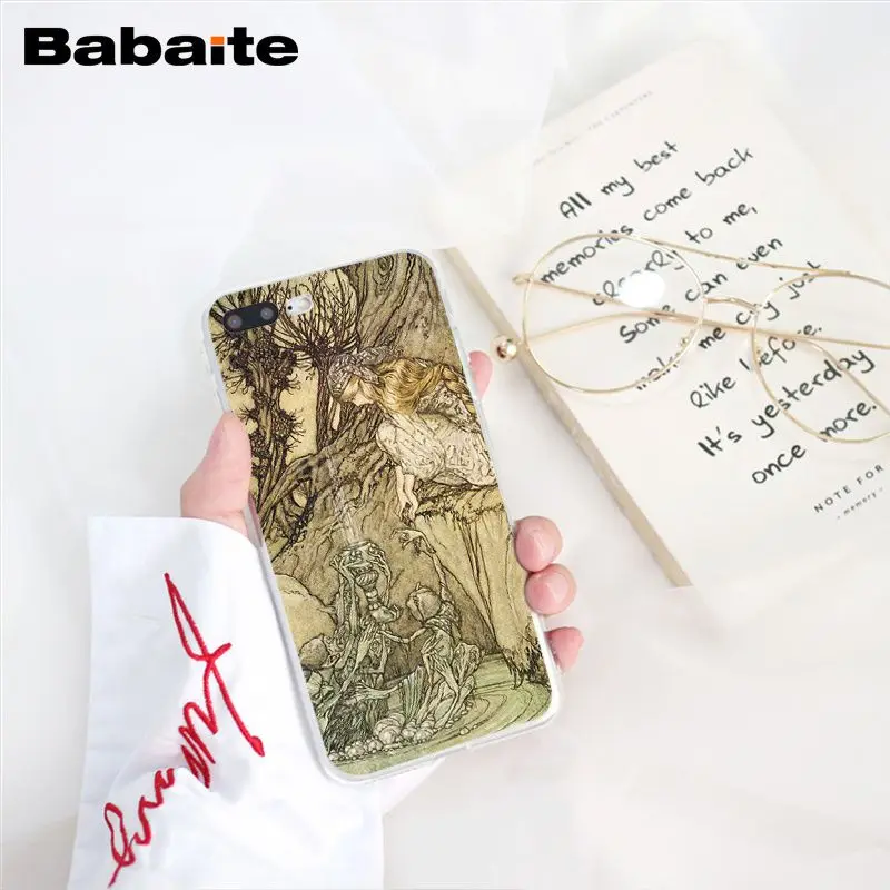 Babaite художественный плакат ALPHONSE MUCHA Тонкий чехол для телефона для iphone 11 Pro 11Pro Max X XS MAX 6 6s 7 7plus 8 8Plus 5 5S SE XR