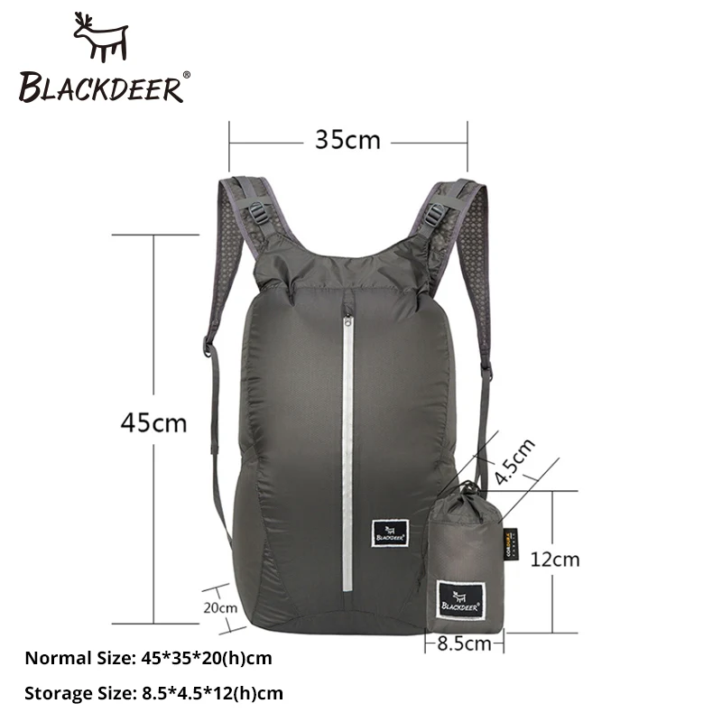 BLACKDEER Outdoor Camping Backpack Waterproof Finest 30D Cordura Bags 24L Ultralight Folding Handy Durable Travel Hiking Bag BLACKDEER Outdoor Camping Backpack Waterproof Finest 30D Cordura Bags 24L Ultralight Folding Handy Durable Travel Hiking Bag