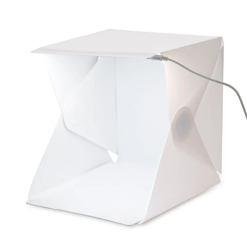 Portable softbox Mini Photo Box Lightbox LED Photo Studio Folding Light Box Room Photography Backdrop Light Box Softbox Tent Kit