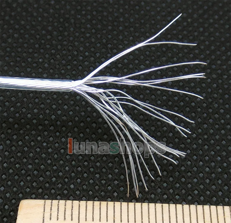 100m Acrolink Silver Plated 6N OCC Signal   Wire Cable 1.0mm2 Dia:1.6mm For DIY 