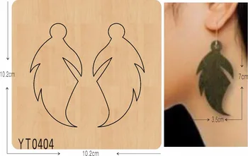 

Feather eardrop-4 DIY new wooden mould cutting dies for scrapbooking Thickness/15.8mm/YT0404