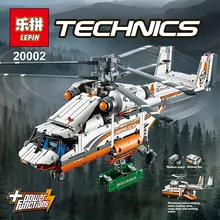 In Stock New lepin 20002 technic series high load helicopter Model Building Kit Minifigure Blocks Bricks Compatible 42052 gifts