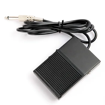 

One Square Black Iron Tattoo Foot Pedal Switch For Controller Power Supply TFS01#
