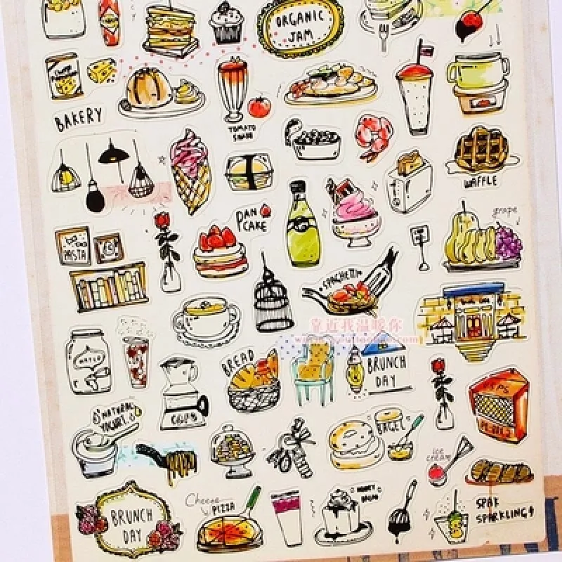 20+ Ide Gambar Stiker Makanan Lucu - Sufi Nadirah