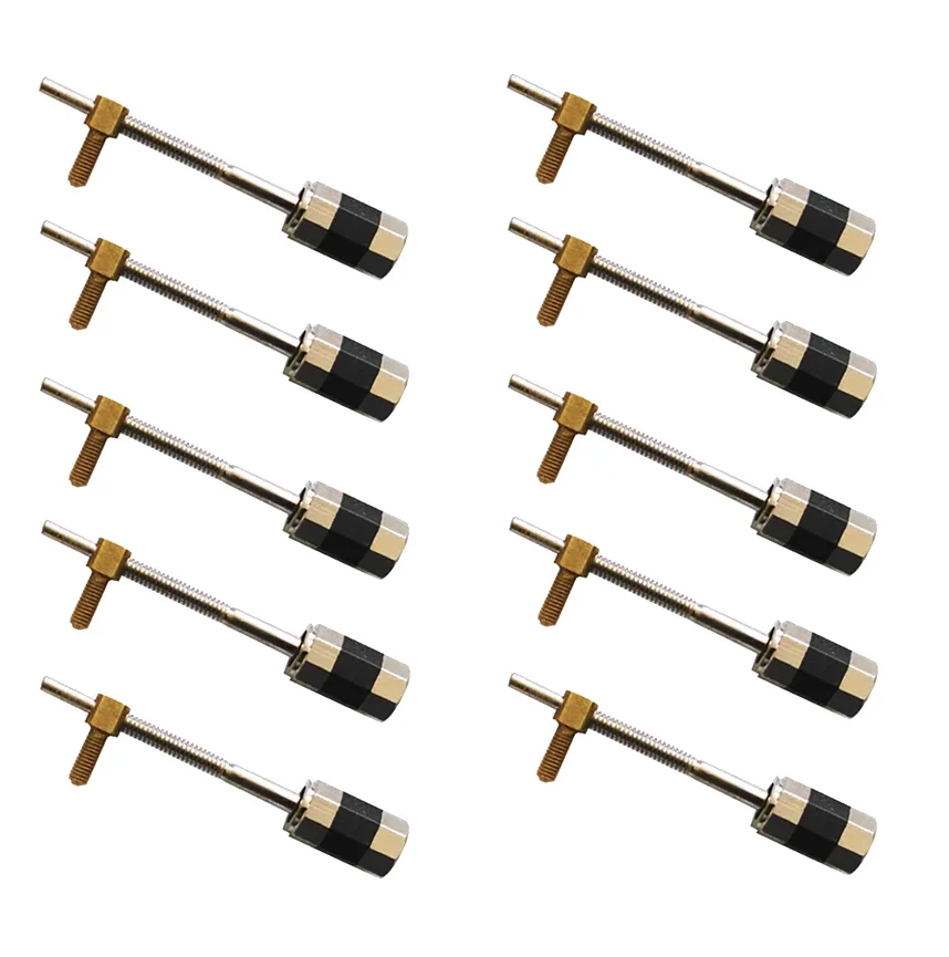 

10 Pieces Advanced Level Nick-Silver Button for Violin Bow Frog FPC021