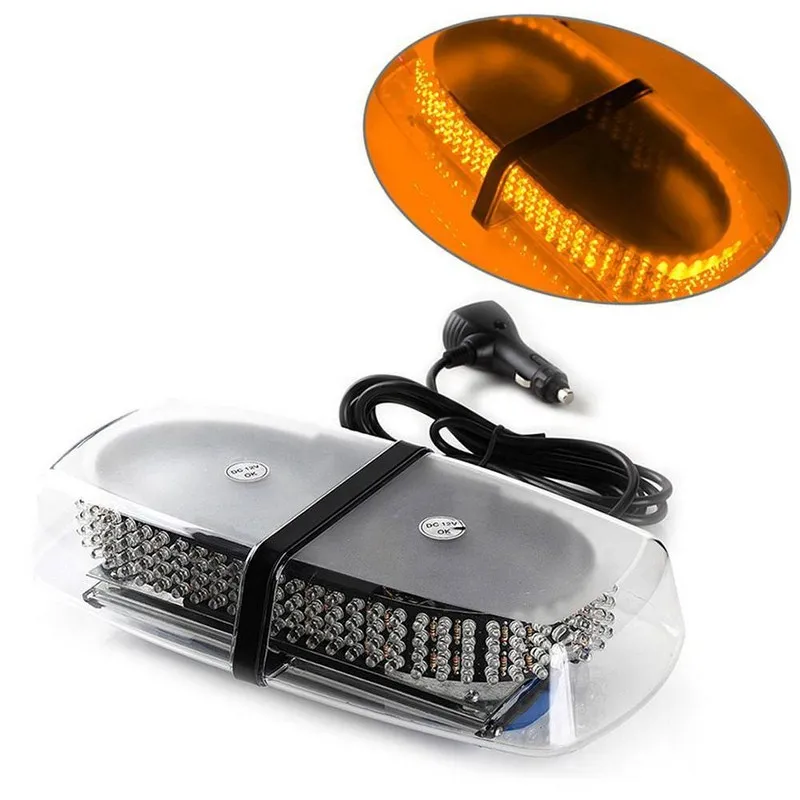 1 pcs 240 LED Strobe Running lights Auto Accessories Yellow Flashing Strobe Emergency Light Police Beacons