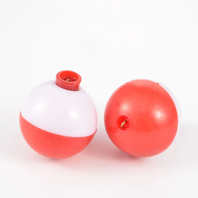 10Pcs/Lot Plastic Ball Fishing Float Round Fishing Tackle Lake Bobber