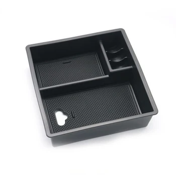 

Non-Slip Mat In Central Armrest Container Holder Stowing Box For Toyota Old Fortuner Innova Hilux 2010 2012 2013 accessories