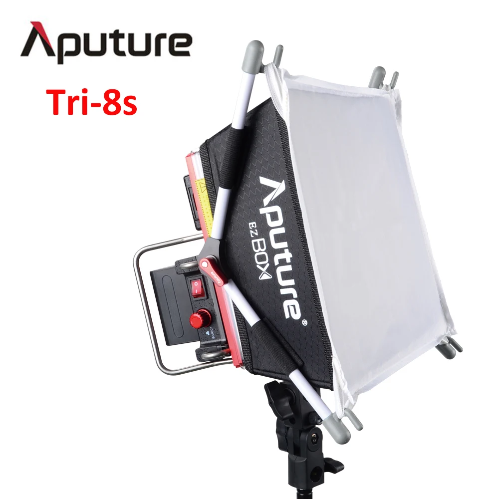 Aputure Amaran Tri 8s led video light panel Color Temperature 5000K With 2pcs NP F970 Battery