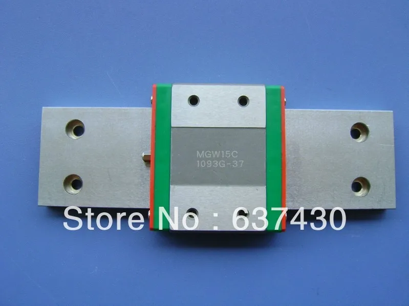 

2pcs HIWIN miniature Linear carriage MGN12H match with 2pcs mini MR7 MGN12 L200mm guide way bearings