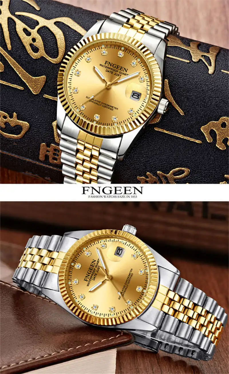gold Rolex men watch 194808