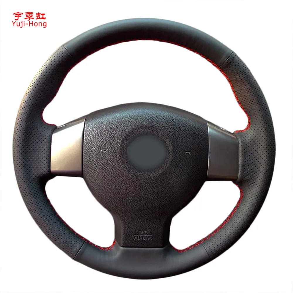 Чехол на руль Yuji Hong из искусственной кожи для NISSAN TIIDA 2007 2009 NOTE прошитый вручную