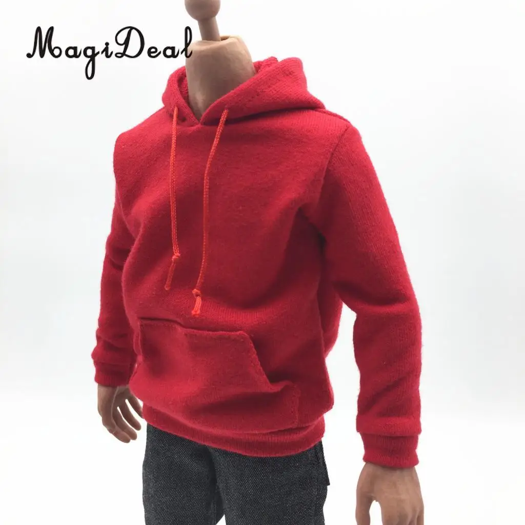 MagiDeal 1:6 Mens Outfit Sweatshirt Tops Hoodie Casual Sweater Hip  for 12