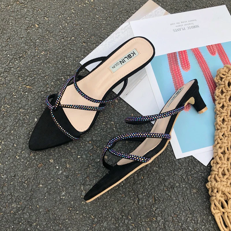 Wellwalk/женские модельные туфли на каблуке; Кристальные пояса; женские блестящие сандалии; женские свадебные тапочки; Роскошные брендовые шлепанцы на каблуке