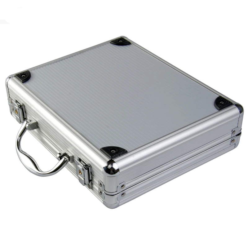 New high quality Aluminum alloy Tactical Hard Pistol Case Gun Case Padded Foam Lining free shipping