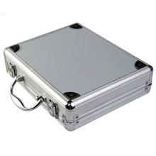 New high quality Aluminum alloy Tactical Hard Pistol Case Gun Case Padded Foam Lining free shipping