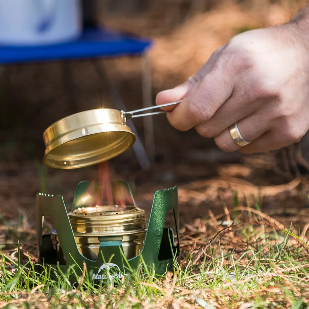 Naturehike портативный мини ультра-легкий жидкий крепкий алкоголь плита уличный рюкзак походная печь с подставкой